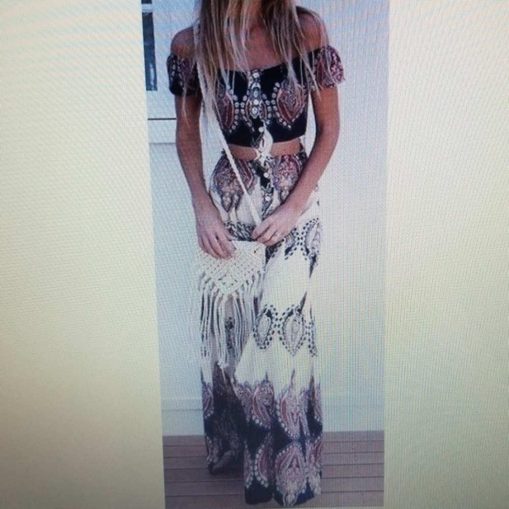 Two piece boho dress